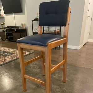 Bar stools, custom made in Mexico, new, only sat in them once.